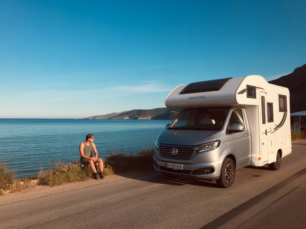 Mes périples en camping car trafic aménagé au bord de l’océan