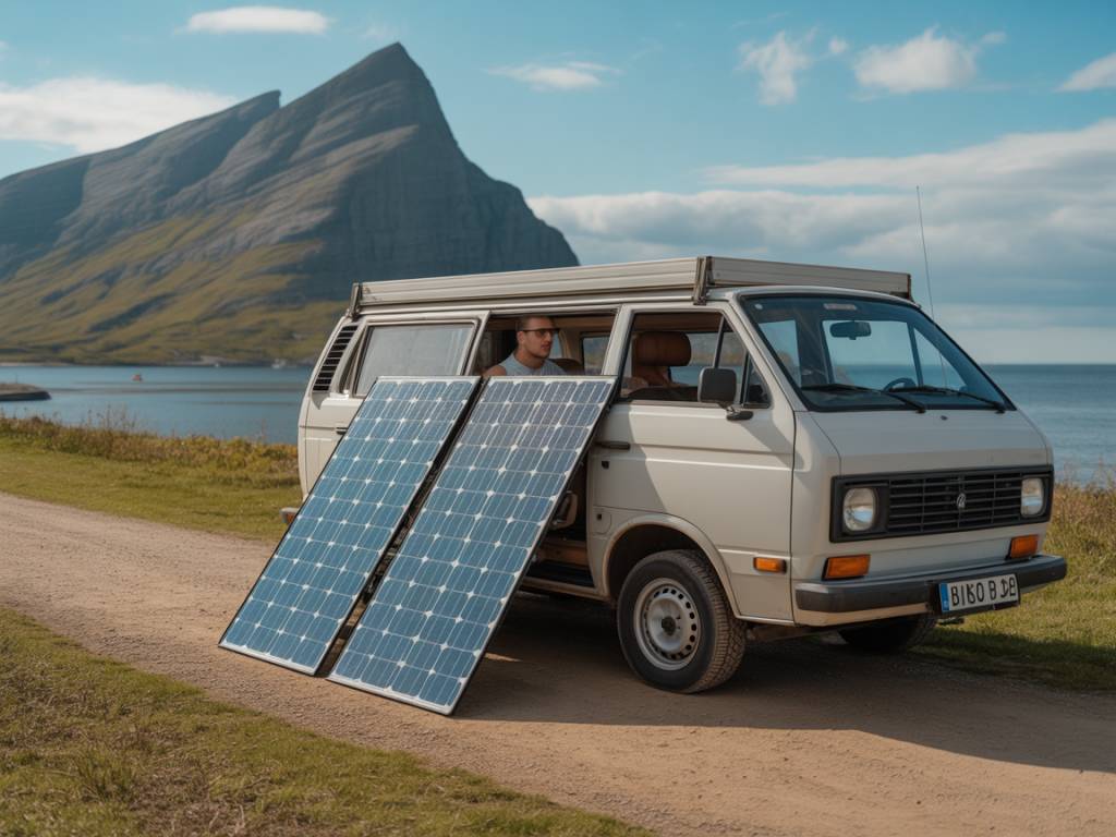 J’ai installé un kit panneau solaire souple pour van : voici comment