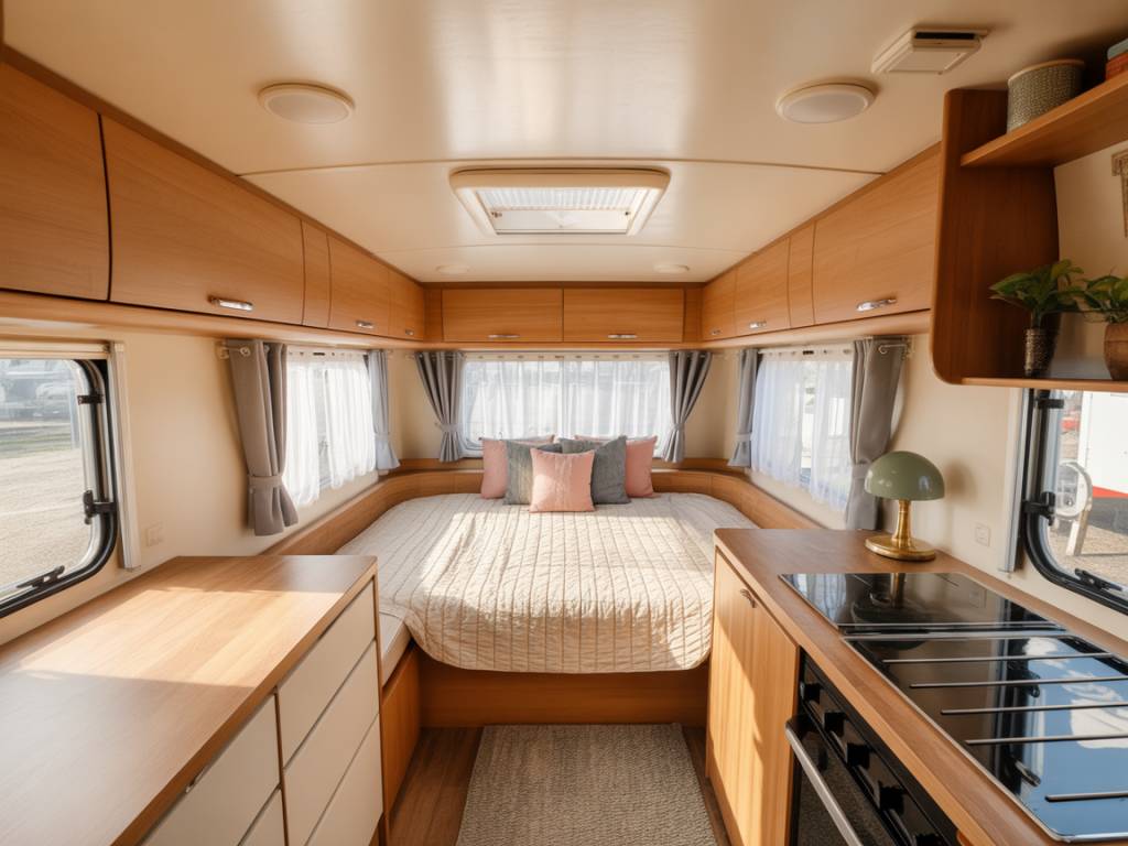Aménagement caravane intérieur : comment transformer une caravane en espace cosy
