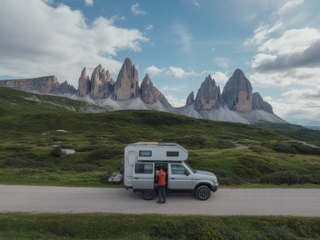 Mon aventure avec une cellule 4x4 camping-car au cœur des Alpes