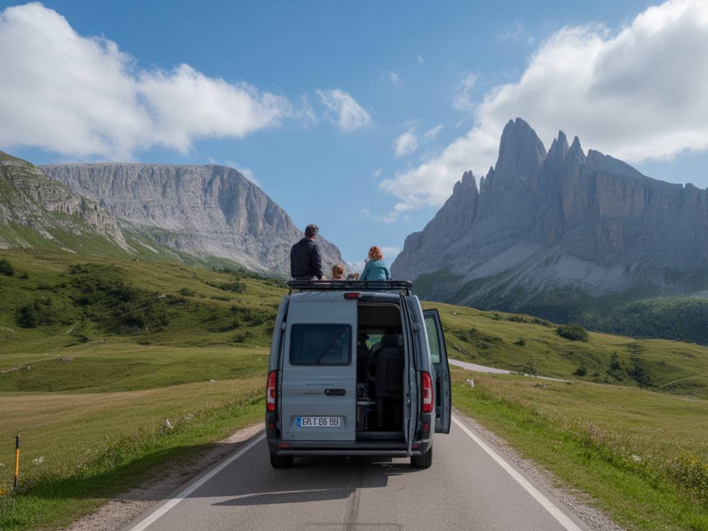 Van aménagé 5 personnes : notre road trip familial dans les Alpes en toute liberté