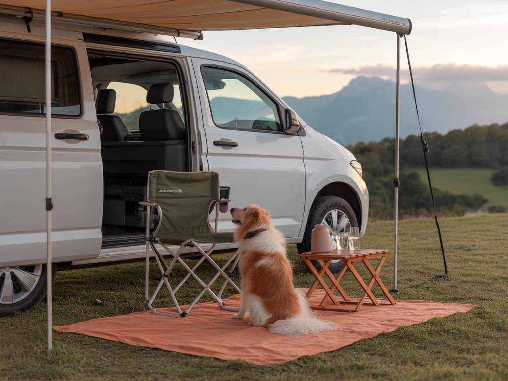 Voyager avec son chien en camping-car : conseils pratiques, aires adaptées et bons plans camping en France